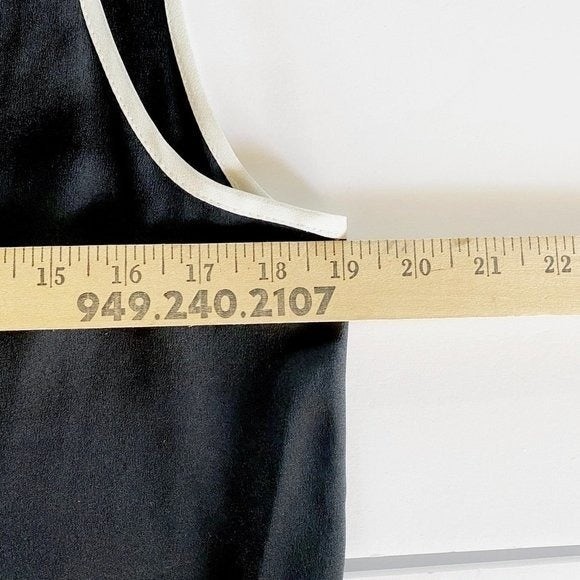 David Lerner ShopBop Silk Mini Sheath Little Black Dress M - Picture 12 of 12